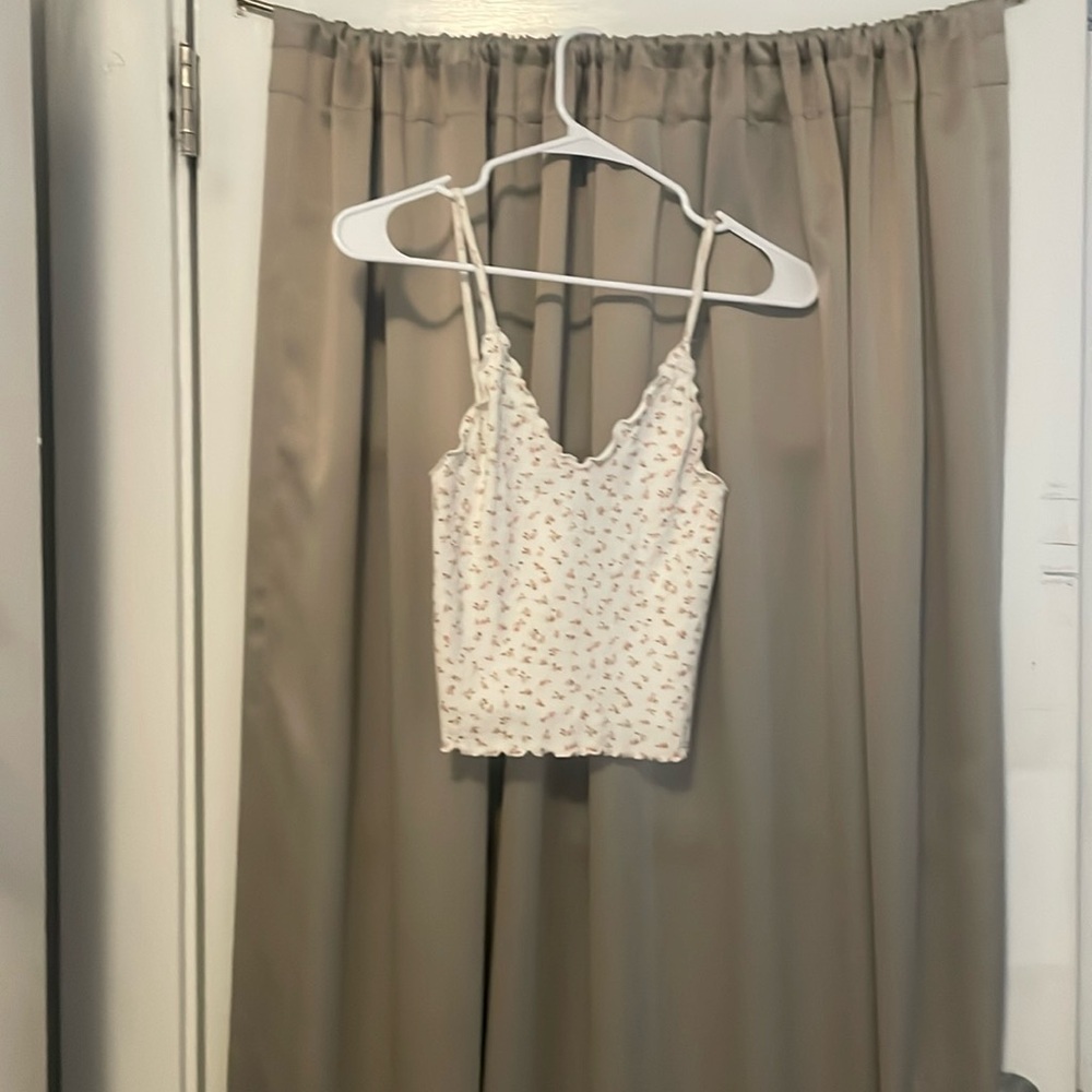 brandy floral tank top